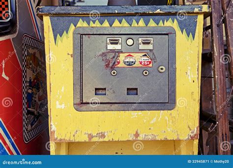 Arcade Detail stock image. Image of machine, antique - 32945871