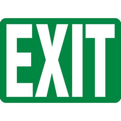 Green Exit Signs, Emergency Exit Sign | Emedco