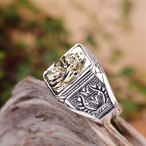 Feng Shui Pixiu Silver Ring - Buddha Power Store