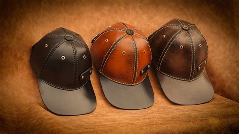 Leather Baseball Cap PDF Pattern Templates Classic Version - Etsy Polska | Leather baseball cap ...