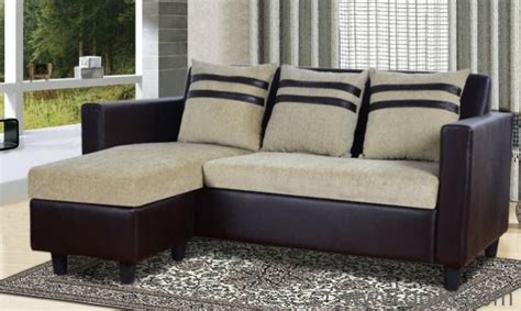 Editha Leatherette Sofa Set In Brown Colour For Those Who Have To Choose Light Colors It Is Also ...