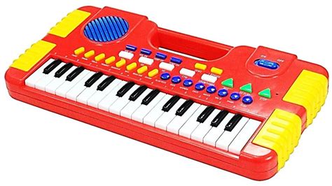 Teclado Piano Infantil Music Sons 32 Teclas Instrum Vermelho - R$ 999 ...