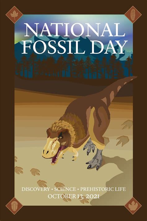 Fossils of the 2021 National Fossil Day Artwork (U.S. National Park ...