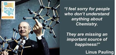 quotes from famous chemists... Linus Pauling, Dont Understand ...