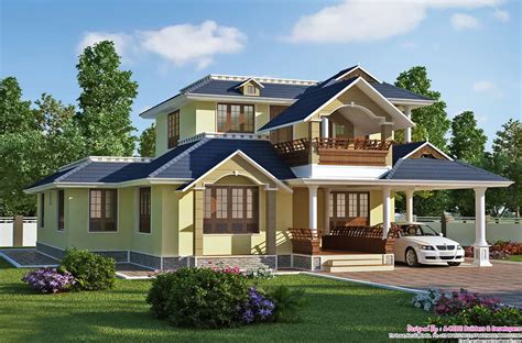 Exquisite Sloping Roof villa design