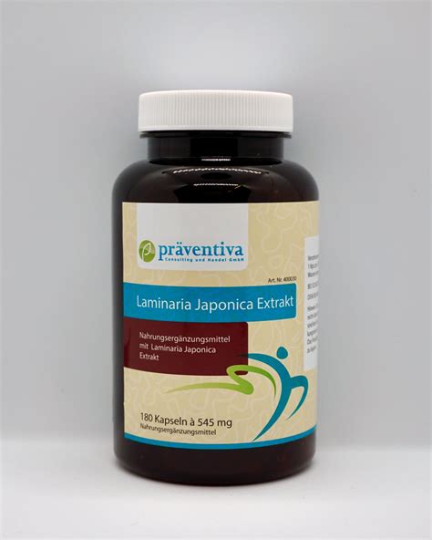 Laminaria Japonica Extract (180) - Präventiva Consulting und Handel GmbH - Shop Österreich, EU ...