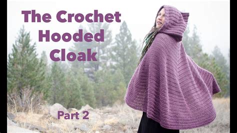 Crochet Hooded Cloak Pattern