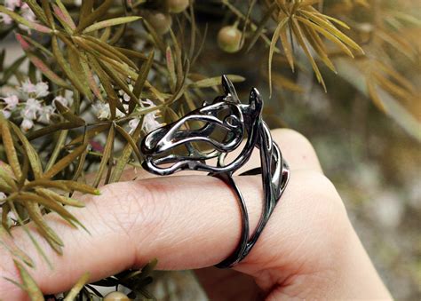 Zodiac Horse Ring, black horse ring, Horse Style Ring, Gallop Horse Ring, animal jewellery ...