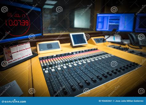 Station of radio stock image. Image of devices, workshop - 95682061