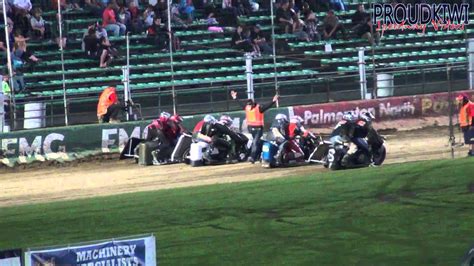 Palmerston North Speedway - Sidecars 23.11.13 - YouTube