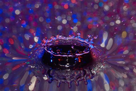 Water Droplet Splash - Flow Visualization