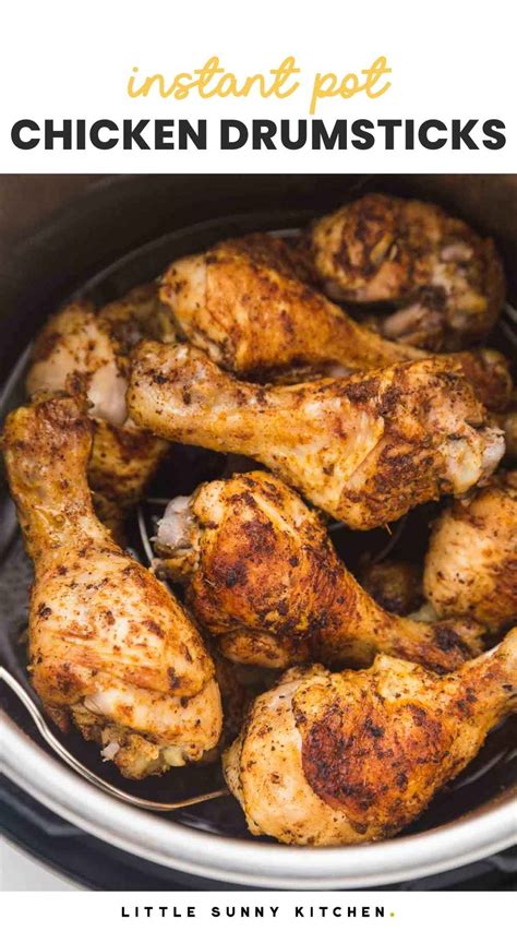 Instant Pot Chicken Drumsticks - Little Sunny Kitchen