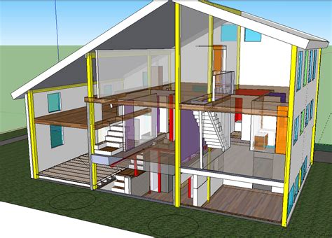 21 Unique Cross Section House - House Plans | 3797