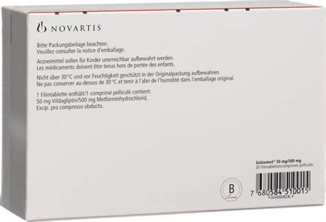 Galvumet Filmtabletten 50/500mg 30 Stück in der Adler Apotheke