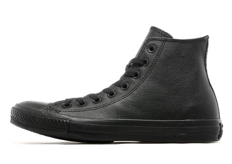 Converse All Star High Leather Mono in Black for Men - Lyst