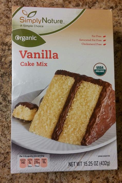 Simply Nature Organic Vanilla Cake Mix, Aldi | Food, Vanilla cake mixes, Nutritious meals