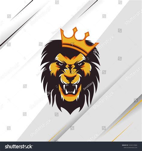 Angry Lion Logo Design Vector Fit Stock Vector (Royalty Free ...