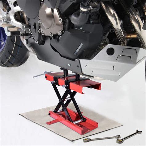 Hondony 1100LBS Motorcycle Scissor Lift Jack,Adjustable Heavy Duty 500kg Motorcycle Motor Bike ...