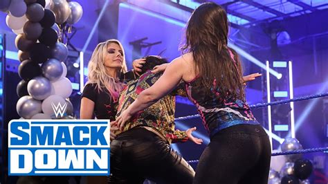 Bayley & Sasha Banks throw epic “Championship Friendship Celebration”: SmackDown, June 12, 2020 ...