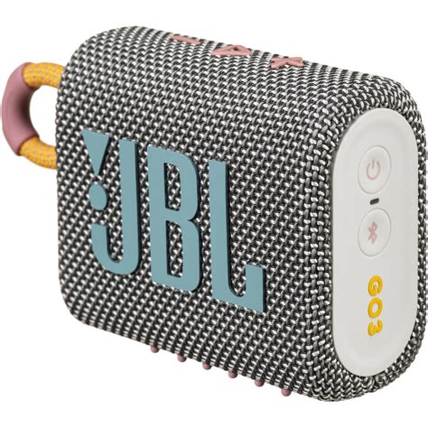 JBL Go 3 Portable Bluetooth Speaker (Gray) JBLGO3GRYAM B&H Photo