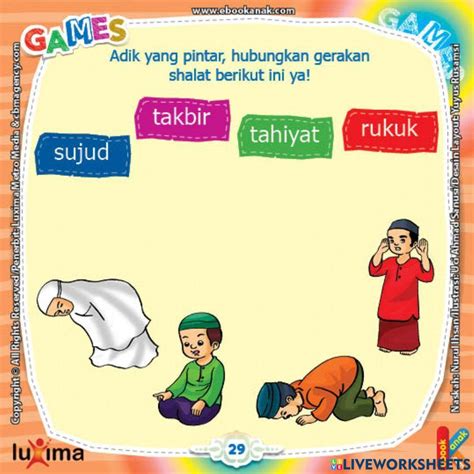 Gerakan Sholat exercise | Live Worksheets