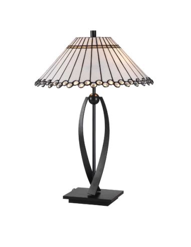 Oaks Fabien Tiffany 16" Table Lamp
