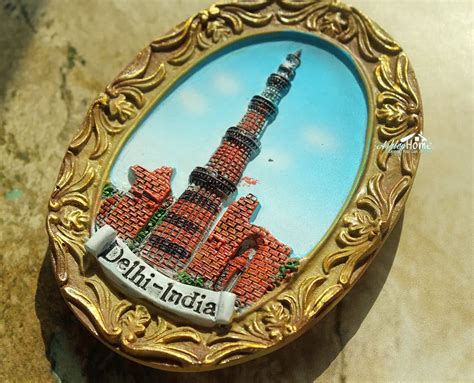 Qutab Minar, India Delhi Tourist Travel Souvenir 3D Resin Decorative ...