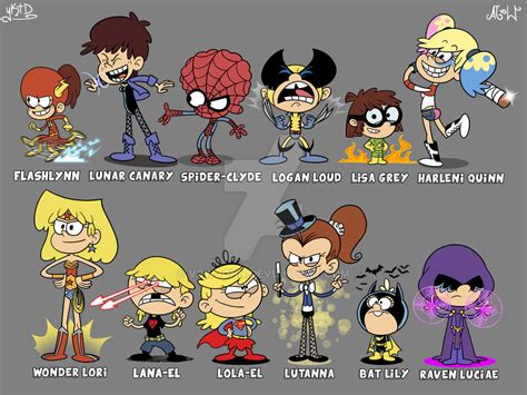 THE LOUD HOUSE SUPERHEROES by vdwjohn on DeviantArt