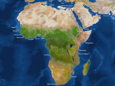 Map of continents if all the ice melted (sea level +67 m) - Vivid Maps