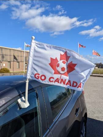 12"x18" Go Canada Car Window Flags