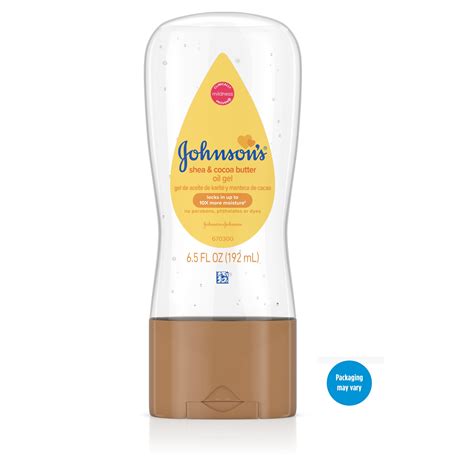 Johnson's Baby Oil Gel with Shea & Cocoa Butter, 6.5 fl. oz - Walmart.com - Walmart.com