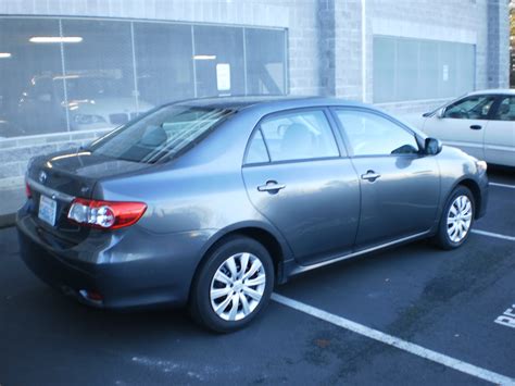 2012 Toyota corolla le specs