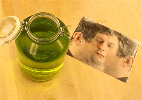 LOL: 1. Print photo. 2. Put in jar. 3. Store in fridge. 4. Watch your ...