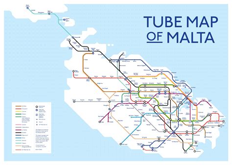 Tube Map of Malta by Jonn Galea : r/MapPorn