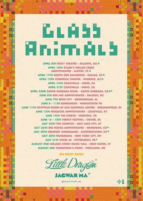 Glass Animals Announce U.S. Tour Dates – Digital Tour Bus