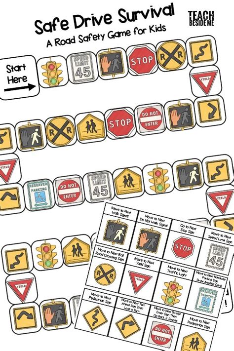 Road Safety Book & Game for Kids | Safety games for kids, Road safety games, Safety games