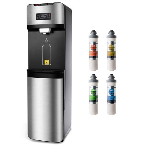 Buy iSpring DS4S Bottleless Water Dispenser, Self Cleaning, Hot, Cold, and Room Temperature ...