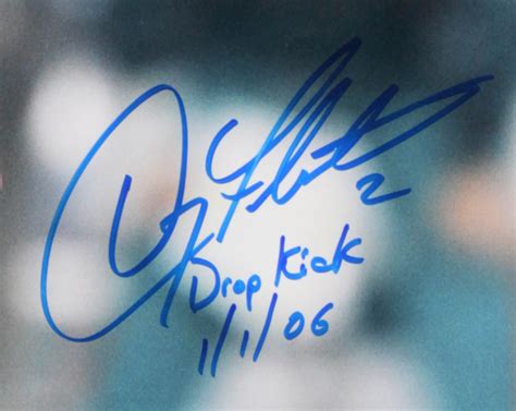 Doug Flutie Signed New England Patriots 16x20 Photo Inscribed "Drop ...