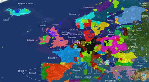 Europe in Earth MC Earth MC (Minecraft) is a... - Maps on the Web