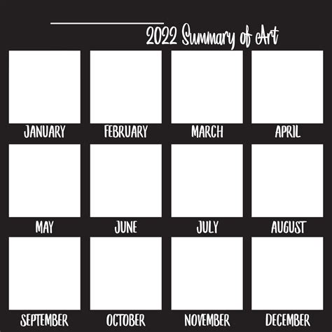 2022 Art Summary (Template) by TheArtArmature on DeviantArt