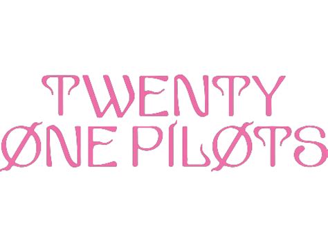 Twenty One Pilots Logo Rosa PNG transparente - StickPNG