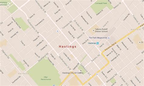 Map of Hastings