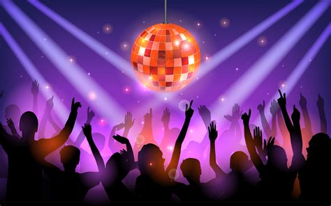 Club party with dancing people 4937532 Vector Art at Vecteezy