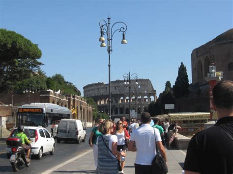 View of Colosseum in Rome - BrowsingRome