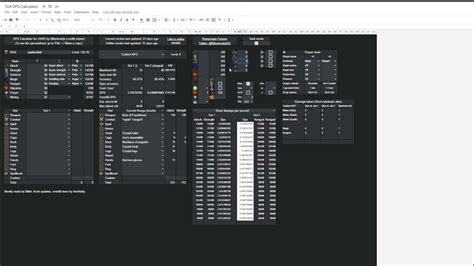 OSRS DPS Calculator Spreadsheet Tutorial (Bitterkoekje's Calculator ...