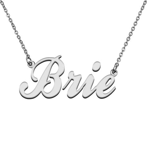 Custom Made Any Name Necklace Brie Stainless Steel Jewelry for Mother