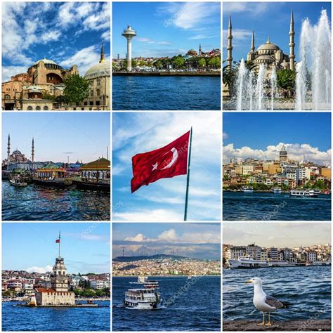 Collage Istanbul landmarks, Turkey — Stock Photo © Vlada.Z #49852789