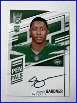 Ahmad Sauce Gardner 2022 Donruss Elite On Card Auto Leaf Metal /7 ...