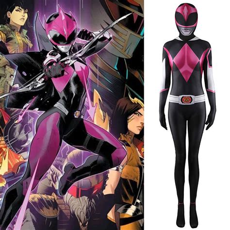 Ranger Slayer Kimberly Cosplay Costume Adult Kids Mighty Morphin Power ...