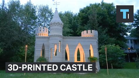 This man 3D-printed a castle in his backyard - YouTube